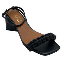 Sandália Zatz Trançado Salto Soft