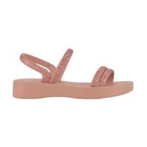 Sandália Zaxy Glitter Feminina Nude Sandália Zaxy Glitter Feminina Nude
