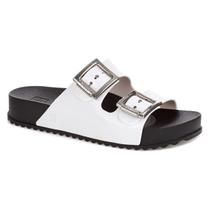Sandália Zaxy Partner III Preto e Branco - Feminino