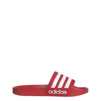 Sandálias adidas Adilette Shower Slide unissex Vivid Vermelho/Branco Sandálias adidas Adilette Shower Slide unissex Vivid Vermelho/Branco