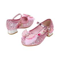 Sandálias Bebê Frozen Elsa - Rosa e Azul - Sapatos de Salto Alto para Meninas