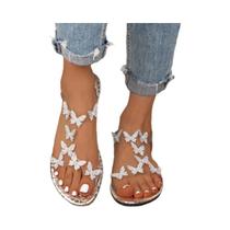 Sandálias borboleta da moda feminina, sapatos requintados estilo fada