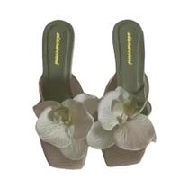 Sandálias Casuais Elegantes Femininas Com Design Floral De Alta Qualidade Sandálias Casuais Elegantes Femininas Com Design Floral De Alta Qualidade