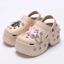 Sandálias Chunky Femininas De Plataforma Para O Verão, Solado Grosso E Macio, Clogs Antiderrapantes