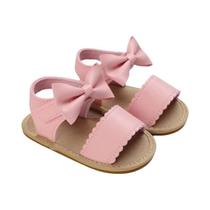 Sandálias Com Laço Borboleta Para Bebês De 0 a 18 Meses, Sola Macia, Antiderrapante, Verão, Ao Ar Sandálias Com Laço Borboleta Para Bebês De 0 a 18 Meses, Sola Macia, Antiderrapante, Verão, Ao Ar