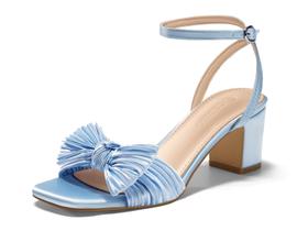 Sandálias Coutgo Bow Heels Block Low Heel Femininas Azuis Tamanho 10 Sandálias Coutgo Bow Heels Block Low Heel Femininas Azuis Tamanho 10