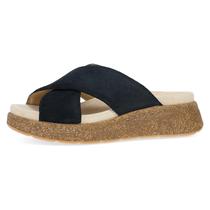 Sandálias Dansko Bridget Platform Slide Black Memory Foam