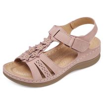 Sandálias de cunha SHIBEVER Low Summer Platform para mulheres, rosa Sandálias de cunha SHIBEVER Low Summer Platform para mulheres, rosa