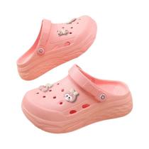 Sandálias De Plataforma Chunky Para Mulheres, Antiderrapantes, Com Solado Grosso, Chinelos De Praia