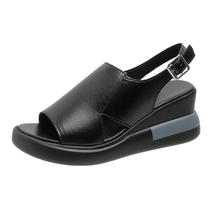 Sandálias De Plataforma Wedge Femininas De Verão, Estilo Retro, Calçados De Praia Casuais, Peep Toe, Sandálias De Plataforma Wedge Femininas De Verão, Estilo Retro, Calçados De Praia Casuais, Peep Toe,
