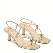 Sandálias de salto baixo RJYLP com tiras, bico quadrado e slingback 5,8 cm Sandálias de salto baixo RJYLP com tiras, bico quadrado e slingback 5,8 cm
