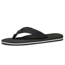 Sandálias de tanga confortáveis Flip Flops NewDenber para homens pretas Sandálias de tanga confortáveis Flip Flops NewDenber para homens pretas