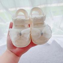 Sandálias De Verão Para Bebê Menina 0-1 Ano Sapatos De Caminhada Respiráveis Antiderrapantes Sola