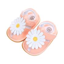 Sandálias De Verão Para Bebês E Crianças Pequenas Com Flores, Calçados Para Primeiros Passos Sandálias De Verão Para Bebês E Crianças Pequenas Com Flores, Calçados Para Primeiros Passos