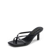Sandálias DREAM PAIRS Heels para mulheres Kitten Low Heels pretas 7.5 Sandálias DREAM PAIRS Heels para mulheres Kitten Low Heels pretas 7.5