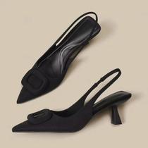Sandálias Elegantes De Salto Alto Com Bico Fino Para Mulheres, Moda Primavera 2024, Mules De Salto Sandálias Elegantes De Salto Alto Com Bico Fino Para Mulheres, Moda Primavera 2024, Mules De Salto