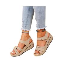 Sandálias Femininas De Salto Anabela Com Sola Macia, Plataforma Elegante Para O Verão - Tacon Sandálias Femininas De Salto Anabela Com Sola Macia, Plataforma Elegante Para O Verão - Tacon