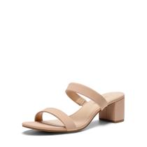 Sandálias femininas DREAM PAIRS com duas alças, bico aberto e salto alto Sandálias femininas DREAM PAIRS com duas alças, bico aberto e salto alto