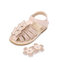 Sandálias Femininas DREAM PAIRS SDSD2310K Rosa com Flores DIY