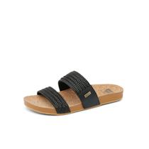 Sandálias femininas Fashion Slide REEF Vista Braid II pretas 8,5