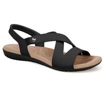 Sandalias Femininas Usaflex Ortopedica R1804 Ergonômica Original Couro