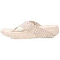 Sandálias FitFlop Surfa Multi-Tone Webbing Toe-Post Wedge para mulheres Sandálias FitFlop Surfa Multi-Tone Webbing Toe-Post Wedge para mulheres