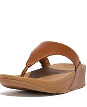 Sandálias flip-flop FitFlop Lulu Toe Post Leather para mulheres bronzeadas claras Sandálias flip-flop FitFlop Lulu Toe Post Leather para mulheres bronzeadas claras