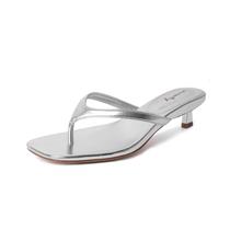 Sandálias Flip Flops Vivianly Women's Kitten Heel tamanho 6,5