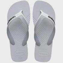 Sandálias Havaianas Dual Branco/Cinza Gelo 37/38 Sandálias Havaianas Dual Branco/Cinza Gelo 37/38