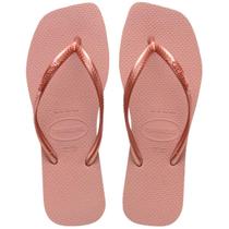 Sandálias Havaianas Feminino Slim Square 37/38 Canyon Clay Sandálias Havaianas Feminino Slim Square 37/38 Canyon Clay