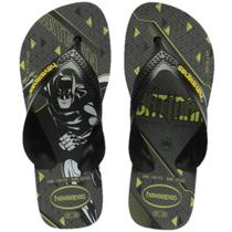 Sandalias havaianas k max herois gd i81 fc preto/amarelo