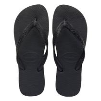 Sandálias Havaianas Top Preto Tamanho 37/38 1 Par