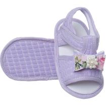 Sandálias infantil bebe meninas delicada conforto laço colorido SF28