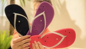 Sandálias Magnéticas Feminina Eko7/VivaLaVita Magnetismo e Infravermelho Longo