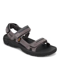 Sandálias Masculinas Teva Hudson Cinza Escuro Tamanho 8,5 EUA