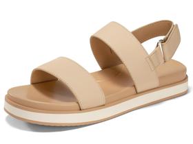 Sandálias planas Coutgo femininas Comfort Arch Support Nude 7.5 Sandálias planas Coutgo femininas Comfort Arch Support Nude 7.5