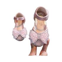 Sandálias Princesa Planas Com Laço De Lantejoulas E Strass Para Meninas, Calçados Para Festas E Sandálias Princesa Planas Com Laço De Lantejoulas E Strass Para Meninas, Calçados Para Festas E