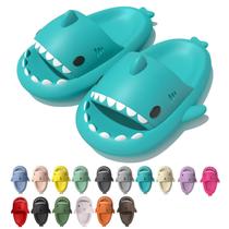 Sandálias rosyclo Shark Cloud verde menta antiderrapantes 8.5-9