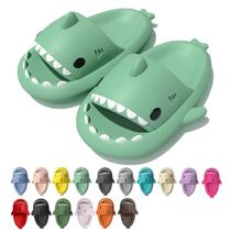 Sandalias Rosyclo Tiburón Lindas sin Deslizamiento Verde Claro 8.5-9