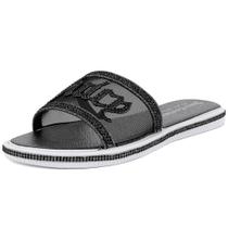 Sandálias Slide Juicy Couture Rhinestone Sparkle Yves Black 37 Sandálias Slide Juicy Couture Rhinestone Sparkle Yves Black 37