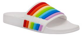 Sandálias Slide Juicy Couture Wynnie2 White Rainbow - Mulheres Sandálias Slide Juicy Couture Wynnie2 White Rainbow - Mulheres