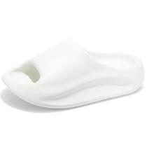 Sandálias Slide RUNSOON Cloud para mulheres e homens brancas EU41 Sandálias Slide RUNSOON Cloud para mulheres e homens brancas EU41