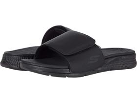 Sandálias Slide Skechers Go Consistent Black para homens, tamanho 9 Sandálias Slide Skechers Go Consistent Black para homens, tamanho 9
