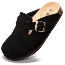 Sandálias Vayfio Potato Suede Clogs Femininas Pretas Tamanho 11 Sandálias Vayfio Potato Suede Clogs Femininas Pretas Tamanho 11