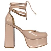 Sandállia Feminina Salto Amarração Meia Pata Suzana Santos 4149.75573