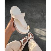 Sandallia Papete Feminina Flat anel de Dedo Chique Sandallia Papete Feminina Flat anel de Dedo Chique