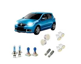 Sandero 2011 A 2014 H4 E H16 +Leds Kit 12 Lampadas Completo Sandero 2011 A 2014 H4 E H16 +Leds Kit 12 Lampadas Completo