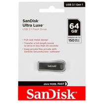 Sandisk Pen Drive Cruzer Ultra Luxe 64GB USB 3.1 Sandisk Pen Drive Cruzer Ultra Luxe 64GB USB 3.1