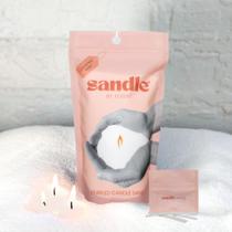 Sandle Candle Sand da Foton, 283 g sem perfume, 60 horas de queima
