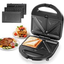 Sanduicheira Aigostar 3 em 1 Grill para Waffles 750W 120V Sanduicheira Aigostar 3 em 1 Grill para Waffles 750W 120V